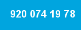 920 074 19 78 920 074 19 78